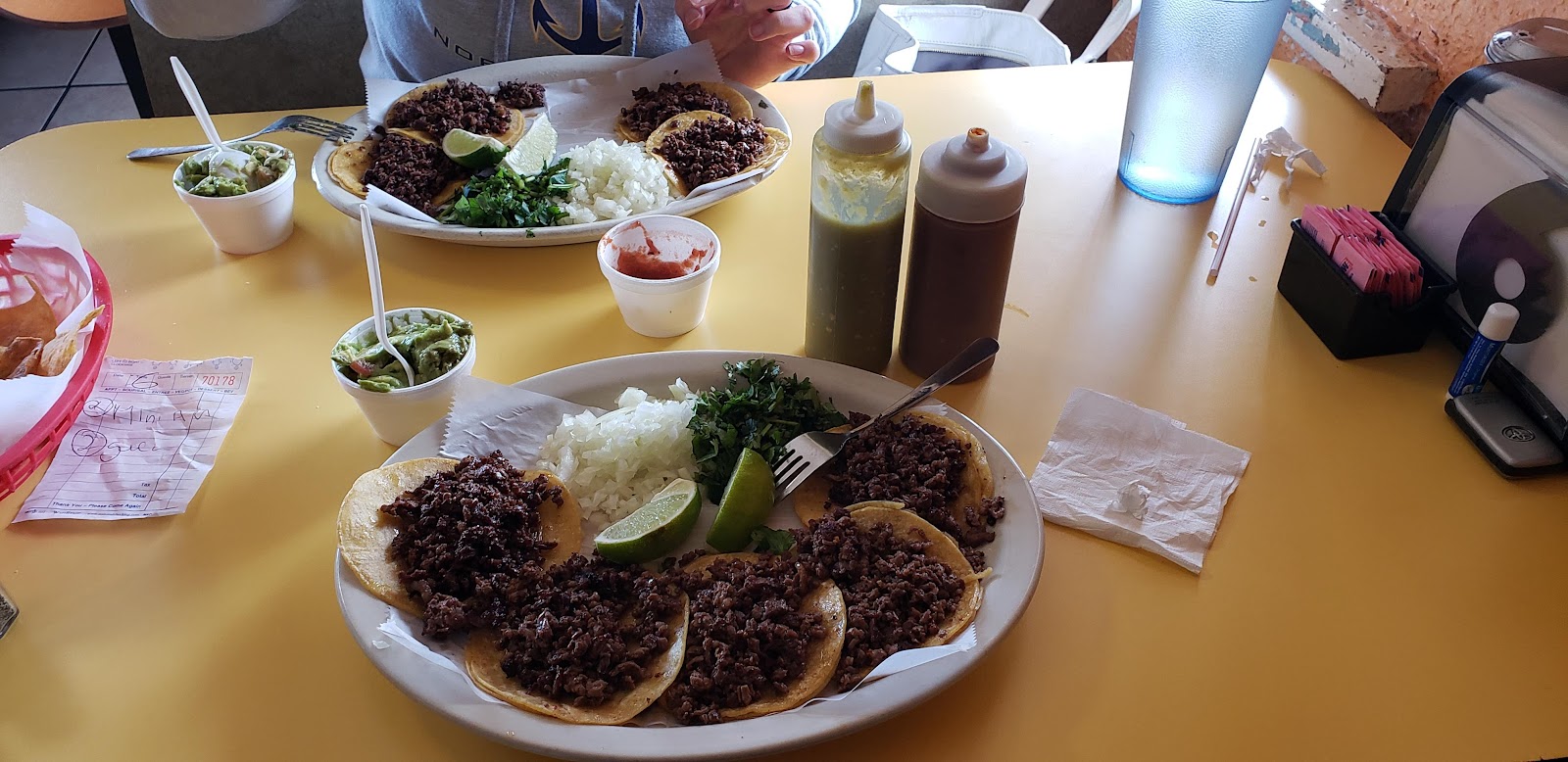 Fresh Mexican dish served at Tapatio De Jalisco